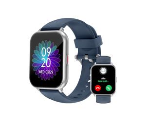 Smart Watch Answer/Make Call,Smart Watches for Women Men 1.85"HD Screen | Fitness watch with SpO2 Heart Rate Sleep Monitor Step Counter IP68 Waterproof 100+ Sports Mode for Android iOS (2 Bands)