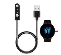 Smart Watch Charger 2 pin Magnetic, 2 Pin 4mm Smart Watch Charger, Watchs Chargers Magnetic, Universal SmartWatch Magnet Charging USB Cable for Sekonda, Ticwatch, Haylou, Xiaomi, Reflex active