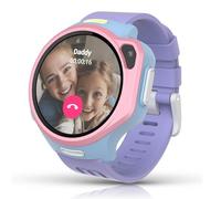 Smart Watch for Kids, 1.3" Fitness Tracker with Heart Rate, Real Time GPS, eSIM Video Calling, Messaging, Pedometer, 5MP Camera, MP3, Parental Control, SOS, Birthday Gifts for Girls Boys Ages 5-12