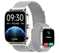 Smart Watch for Men (Answer/Make Calls), 1.85" HD Screen Fitness Watch with Bluetooth 5.3, Heart Rate/Sleep/SpO2 Monitor,110+ Sports Modes,IP68 Waterproof Smartwatch, Activity Tracker for Android iOS