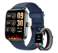 Smart Watch for Men (Answer/Make Calls), 1.85" HD Screen Fitness Watch with Bluetooth 5.3, Heart Rate/Sleep/SpO2 Monitor,110+ Sports Modes,IP68 Waterproof Smartwatch, Activity Tracker for Android iOS