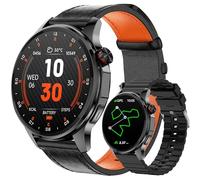 Smart Watch for Men Built-in GPS(Answer/Make Call/Text), 1.46" AI Smartwatch for Android Phones/iPhone, 100+ Sport Mode Fitness Tracker with Health/Sleep Monitor, Compass/Barometer/Altitude(2 Straps)