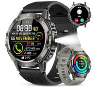 Smart Watch for Men Fitness Tracker: Bluetooth Waterproof Make Answer Call Digital Mens Watches Running Step Pedometer Smartwatch for Android Phones iPhone Samsung Compatible Sleep Heart Rate Monitor