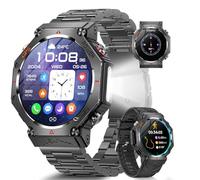 Smart Watch for Men with GPS/Compass/Flashlight/AI-GPT/3ATM Waterproof, 1.39"HD Outdoor Smartwatch with Blood Pressure/Heart Rate/SpO2/Sleep Monitor,100+ Sports Modes Fitnesstracker for iOS Android