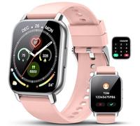 Smart Watch for Men Women, 1.85" Bluetooth 5.3 Calling Fitness Watch with Heart Rate/Sleep/Step Counter, New Smartwatch with 110+ Sports Modes, IP68 Waterproof Activity Tracker for Android iOS, Pink