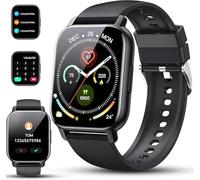 Smart Watch for Men Women, 1.85" Bluetooth 5.3 Calling Touch Fitness Watch with Heart Rate/Sleep/Step Counter, New Smartwatch with 110+ Sports Modes, IP68 Waterproof Activity Tracker for Android iOS