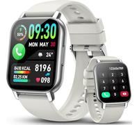 Smart Watch for Men Women Answer Dial Call, 1.91" Bluetooth 5.4 Smartwatch with Heart Rate Sleep Monitor, 112+ Sports Modes Fitness Tracker, IP68 Waterproof Activity Watches for Android iOS. White