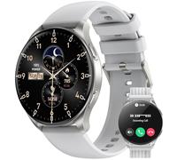 Smart Watch for Men Women,Answer/Make Call, 1.43" AMOLED Always-on Display Smartwatch,IP68 Waterproof Fitness Tracker with 100+ Sports/Heart Rate/Sleep Monitor/ SpO2,Large Batter/Fast Charging/2Straps