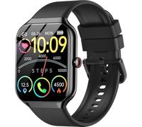 Smart Watch for Men Women Answer/Make Call, 1.96" HD Touch Screen SmartWatch,Heart Rate/SpO2/Sleep Monitor, 100+ Sport Activity Tracker Step Counter, IP68 Waterproof Fitness Tracker for Android iOS