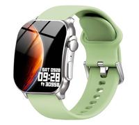 Smart Watch for Men Women Answer/Make Call, 2.01" AMOLED Curved Fitness Watch with Heart Rate/Sleep/Stress Monitor, 2026 Smartwatch with 110+ Sport Modes, IP68 Activity Tracker for Android iOS, Green