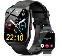 Smart Watch for Men Women Answer/Make Call,2.01"HD Touch Screen SmartWatch,Heart Rate/SpO2/Sleep Monitor, 100+Sport Activity Tracker Step Counter,IPX8 Waterproof Fitness Tracker for Android iOS(Black)