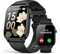 Smart Watch for Men Women- Answer/Make Call, 2025 IP68 Waterproof Fitness Tracker Watch with Sleep Step Counter Activity Smartwatch for Samsung Andriod iPhone iOS (Classic, Black, 1.83)