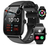 Smart Watch for Men Women Answer/Make Calls - 1.85" Fitness Watch with Step Counter Heart Rate Sleep SpO2 Monitor, 100+ Sports, IP68 Waterproof, Notification, Mens Smartwatches for Android IOS