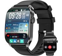 Smart Watch for Men Women Answer/Make Calls,1.91" HD Curved Screen Fitness Watch with Heart Rate/Sleep Monitor,Step Counter,120+ Sports Activity Trackers,IP67 Waterproof Smartwatch for Android iOS