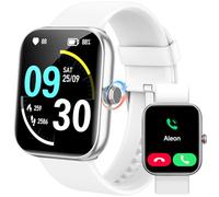 Smart Watch for Men Women, Answer/Make Calls,[1.91"HD Screen] Smart Watches for iPhone/Samsung/Android, Alexa Built-in,Fitness Watch with Heart Rate Sleep SpO2 Monitor,IP68 Waterproof-White