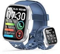 Smart Watch for Men Women, Answer/Make Calls, 1.95" Touch Screen Fitness Watch with Heart Rate/Sleep/Stress Monitor, 110+ Sport Modes Fitness Tracker, IP68 Waterproof Smartwatch for Android iOS, Blue