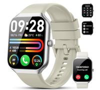 Smart Watch for Men Women Answer/Make Calls, 1.96" Fitness Watch, Fitness Tracker with Heart Rate Sleep Monitor, Step Counter, 110+ Sports Activity Trackers, IP68 Waterproof Smartwatch for Android iOS