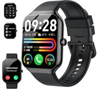 Smart Watch for Men Women Answer/Make Calls, 1.96" Fitness Watch, Fitness Tracker with Heart Rate Sleep Monitor, Step Counter, 110+ Sports Activity Trackers, IP68 Waterproof Smartwatch for Android iOS