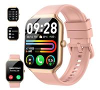 Smart Watch for Men Women Answer/Make Calls, 1.96" HD Smartwatch, Fitness Watch with Heart Rate/Sleep Monitor/Pedometer, 110+ Sports Activity Trackers, IP68 Waterproof Fitness Tracker for iOS Android