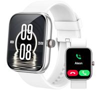 Smart Watch for Men Women, Answer/Make Calls,Smart Watches for iPhone/Samsung/Android, Alexa Built-in,Fitness Watch with Heart Rate Sleep SpO2 Monitor,IP68 Waterproof, 100+ Sports-White