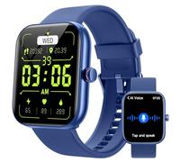 Smart Watch for Men Women, Answer/Make Calls,Smart Watches for iPhone/Samsung/Android, Alexa Built-in,Fitness Watch with Heart Rate Sleep SpO2 Monitor,IP68 Waterproof, 100+ Sports-Deep Blue