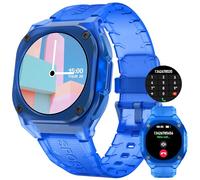 Smart Watch for Men Women Teens Answer/Dial Call Bluetooth Smartwatch for Android iOS Phones Heart Rate Sleep Tracker Outdoor Compass Watch Pedometer AMOLED Screen Transparent Strap