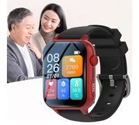 Smart Watch for Seniors, Fall Alert Devices for Elderly, Smartwatch with Fall Detection & Sos Alert, IP67 Waterproof ＆ HD Voice Call, Elderly Alarm Call Button, Gifts for Parents