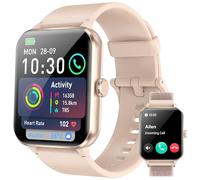 Smart Watch for Women, 1.85" Touch Smartwatch Answer/Make Calls, Fitness Watch with Heart Rate Sleep Monitor Step Counter, 110+ Sports Modes Activity Tracker, IP68 Waterproof Watch for Android iOS