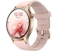Smart Watch For Women Answer/Make call- 1.32" AMOLED Display,Ladies Smart Watches with Heart Rate/Sleep/SpO2 Monitor,Smartwatch for Samsung/iOS/Android,110+ Sports Modes & Waterproof Fitness Watch