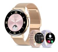 Smart Watch for Women(Answer/Make Call), 1.32" HD Bluetooth Smartwatch for Android Phones and iPhone, Waterproof Activity Fitness Tracker with 130 Sports Modes Pedometer Heart Rate Sleep Monitor