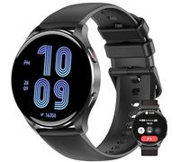 Smart Watch for Women Men, 1.43" AMOLED Ultra-Clear Screen Fitness Tracker with HeartRate/Sleep Monitor, 21Languages, Answer/Make Calls,Waterproof Smartwatch for iPhone/Samsung/Android(2 Straps)