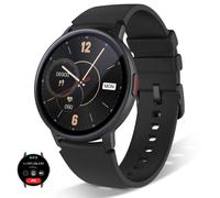 Smart Watch for Women Men(Answer/Dial Calls), 1.3" Round Face Watches Always-on Display Smartwatch for Android and iOS Phones, IP68 Waterproof Fitness Tracker with Ai Voice, Heart Rate, Sleep (Black)