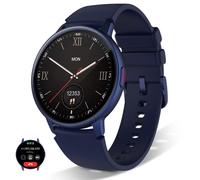 Smart Watch for Women Men(Answer/Dial Calls), 1.3" Round Face Watches Always-on Display Smartwatch for Android and iOS Phones, IP68 Waterproof Fitness Tracker with Ai Voice, Heart Rate, Sleep (Blue)