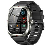 Smart Watch GPS, Answer/Make Call, 2.06"HD Screen Smartwatch for Men Women, Fitness Watch with Heart Rate/Sleep Monitor/Pedometer, 100+ Sports Modes, IP68 Waterproof Step Counter for Android iOS
