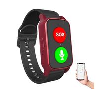 Smart Watch GPS Tracker for Elderly with Fall Detection, HD Two-Way Speaker, Waterproof, Prevents Getting Lost