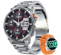 Smart Watch Men Fitness Tracker: 1.85" HD Touch Screen 1000mAh Battery Smartwatch Blood Pressure Oxygen Heart Rate Monitor IP68 Waterproof Bluetooth Call Step Counter Digital Sport Health Android iOS