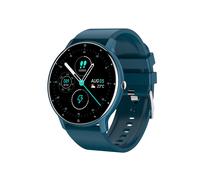 Smart Watch Men Full Touch Screen Sport Fitness Watch IP67 Waterproof Bluetooth For Android ios smartwatch Men - Blue