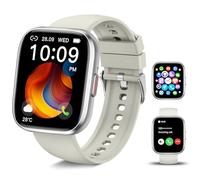Smart Watch Men Women, 1.85" HD Smartwatch Man with Bluetooth Call, Smart Watch with Heart Rate Monitor/SpO2/Sleep Monitor, 100+ Sports Modes, IP68 Waterproof, Gifts for Teenagers
