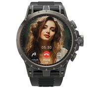 Smart Watch mit GPS, 1,43 Zoll AMOLED Display, IP67 Wasserdicht, Fitness Tracker, Herzfrequenz Monitor, Android 8.1, Schwarz
