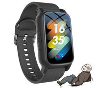 Smart Watch With Fall Detection, Fall Alert Devices for Elderly, GPS Tracking Watch For Dementia Alzheimer Autism Patients, Elderly Smart Bracelet With SOS Call Function,Black