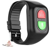 Smart Watch with Fall Detection, SOS Emergency Button, GPS Positioning, 4G Voice Call, Waterproof for Elderly Safety and Alzheimer Care