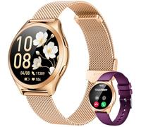 Smart Watch Women Fitness Tracker: 1.27'' Smartwatch Sport Bluetooth Call with Heart Rate SpO2 Blood Pressure Sleep Monitor 110+ Sports Modes Step Counter IP68 Waterproof Running Watch for Android iOS