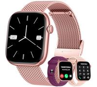 Smart Watch Women Fitness Tracker: Lady Smartwatch for iOS Android Phone IP67 Waterproof Blood Oxygen Heart Rate Sleep Monitor Answer Make Call Step Counter Touchscreen Sport Bluetooth Pink Slim Watch