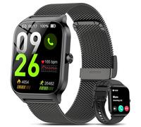 Smart Watch Women Men, 1.85'' Lightweight Screen Fitness Watch, Bluetooth Call, HR/ Blood Pressure/ Sleep Monitor, 115+ Sports Modes, Voice Control, IP68 Waterproof Compatible with Android & iPhone