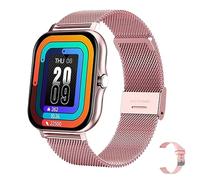 Smart Watch Women Men Answer/Make Calls,1.81" Smartwatch with Weather/Pedometer,Fitness Tracker Touch Screen Heart Rate Sleep Monitor, IP67 Waterproof Fitness Watch, 24 Modes,for Android iOS (pink)