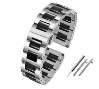 Smart watchband 20mm 22mm Ceramic Bracelet for Gear S2 S3 S4 Replacement Strap for watch2 Pro gt2 Magic Bands (Color : Black Gray, Size : 18mm)