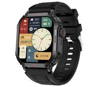 Smart Watches for Men Blood Oxygen Blood Heart Rate Pressure Sleep Monitor Make/Answer Calls Messages Reminder IP68 Waterproof Activity Tracker AI vVoice Assistant with Android ios Compatible WFJ