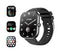 Smart Watches for Men Women 2.01 inches 51mm full HD Smartwatch 100+ Sport Modes Step Counter Heart Rate/Sleep Monitor IP68 Answer/Make Call Health Fitness tracker Smart Watch for iPhone/Samsung