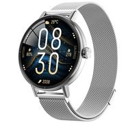 Smart Watches for Women,1.27" HD 43mm Fitness Tracker Answer/Make Call, Heart Rate/Sleep/SpO2, Round Smart Watch for iPhone/Samsung/Android,IP68 Waterproof,110+ Sport Mode-Silver