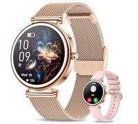Smart Watches for Women,1.27" HD Ladies Smart Watch with Bluetooth Call,120+ Sports Modes,Heart Rate/Blood Pressure/SpO2 Monitor,IP68 Waterproof,Fitness Tracker,Smartwatch for Android/iOS Rose Gold